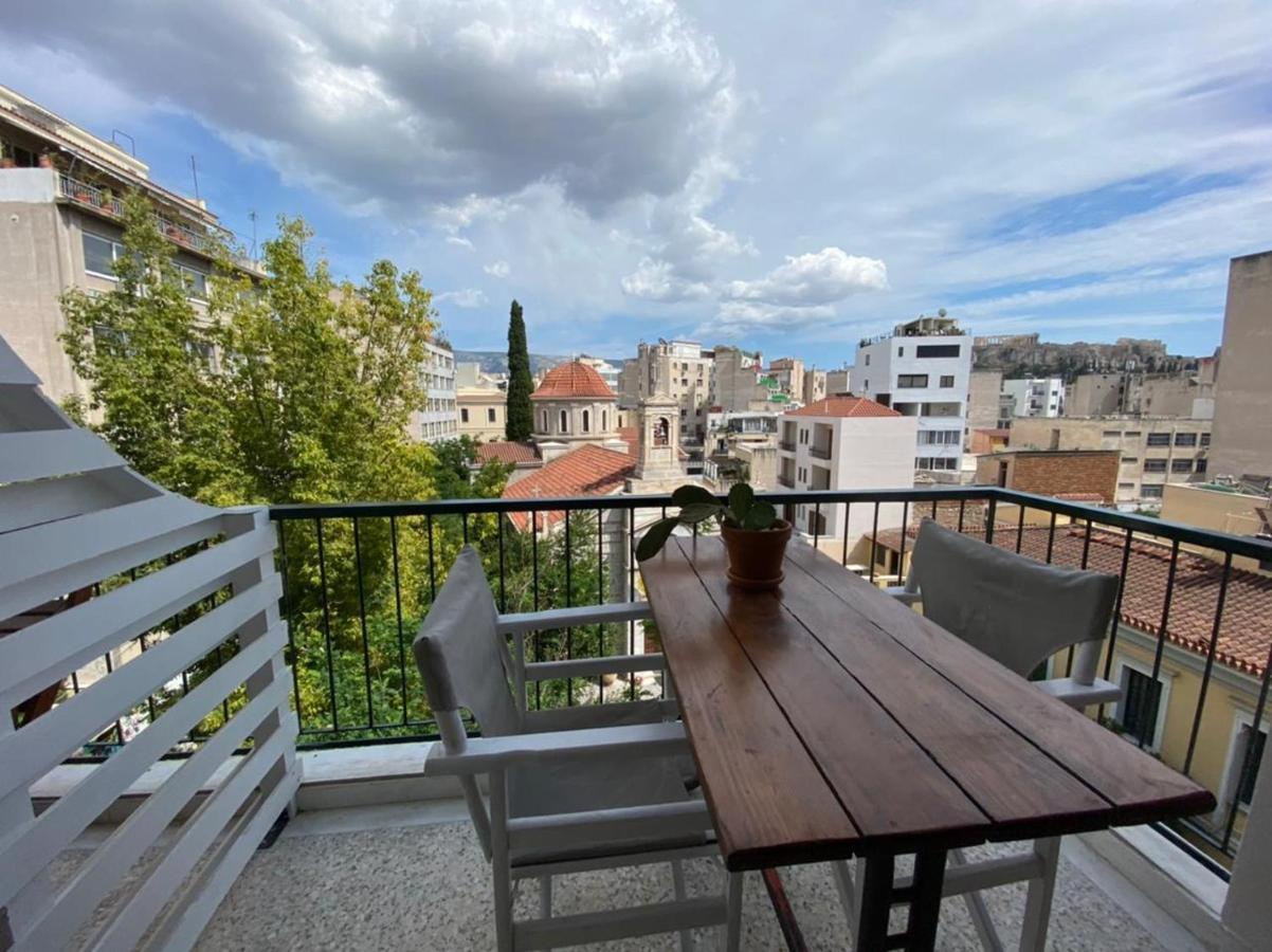 Appartement Mosaics Aprtm In Monastiraki With Acropolis View à Athènes Extérieur photo