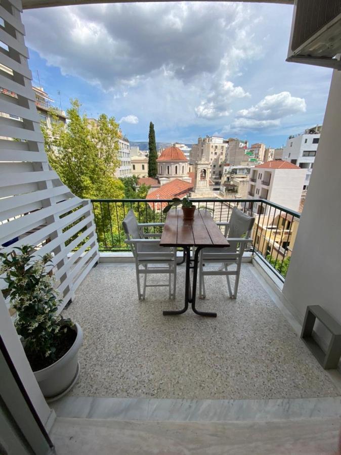 Appartement Mosaics Aprtm In Monastiraki With Acropolis View à Athènes Extérieur photo