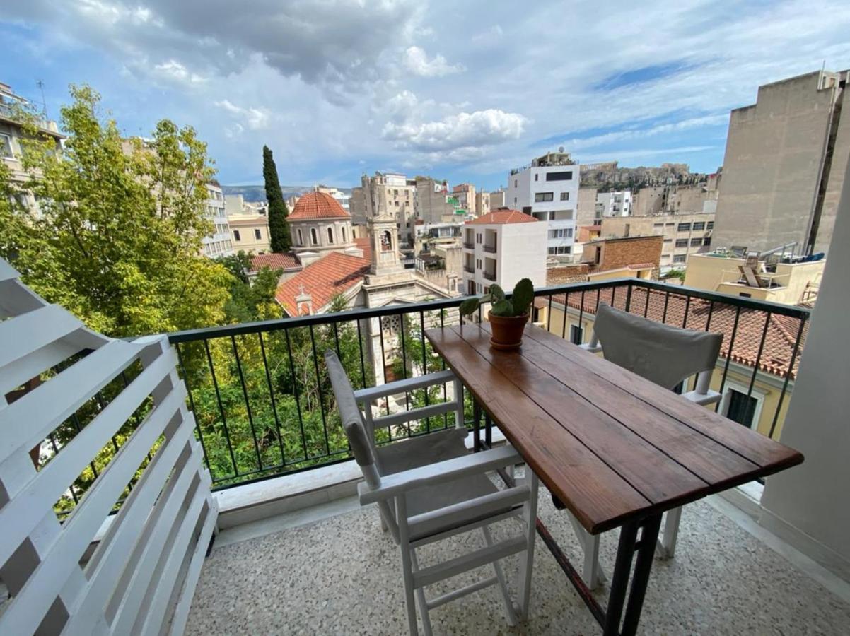 Appartement Mosaics Aprtm In Monastiraki With Acropolis View à Athènes Extérieur photo